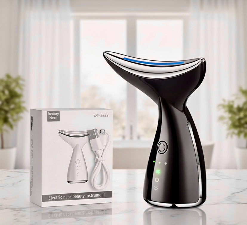 EMS Neck & Face Lift Device – Microcurrent + LED Photon Therapy