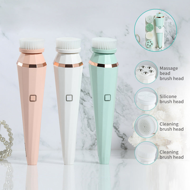 PureGlow 4X Electric Facial Cleansing Brush