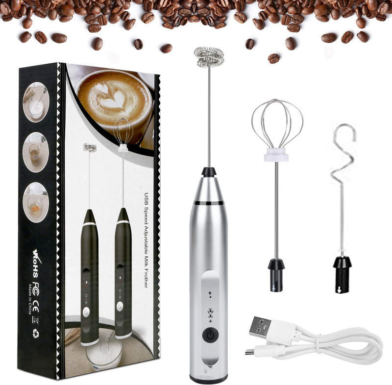 Versatile Rechargeable Electric Milk Frother
