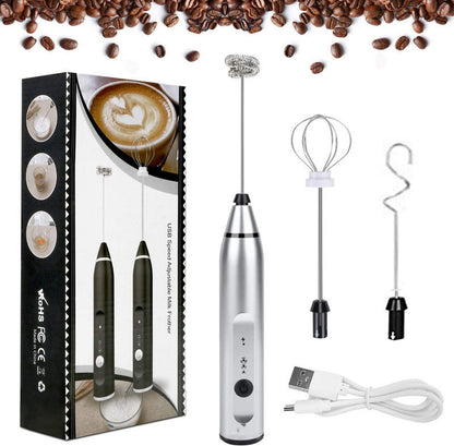Versatile Rechargeable Electric Milk Frother