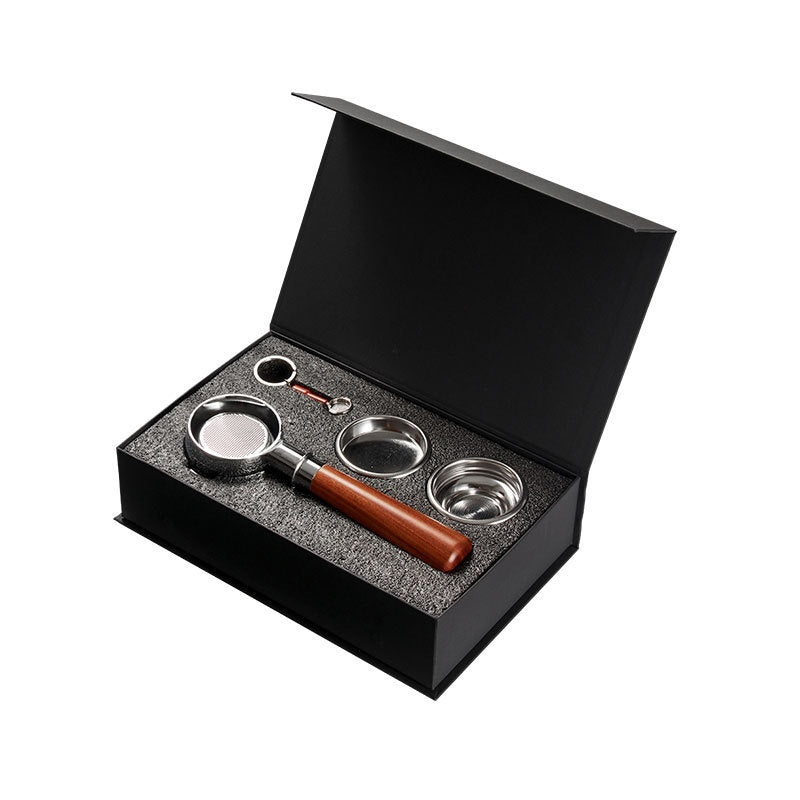Bottomless Portafilter Gift Set - Wooden Edition