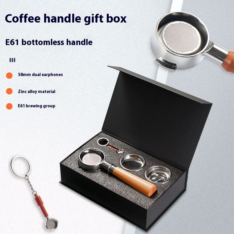 Bottomless Portafilter Gift Set - Wooden Edition