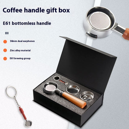 Bottomless Portafilter Gift Set - Wooden Edition