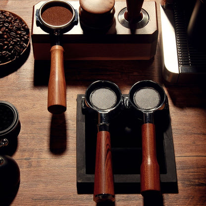 Bottomless Portafilter Gift Set - Wooden Edition