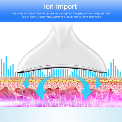 EMS Neck & Face Lift Device – Microcurrent + LED Photon Therapy